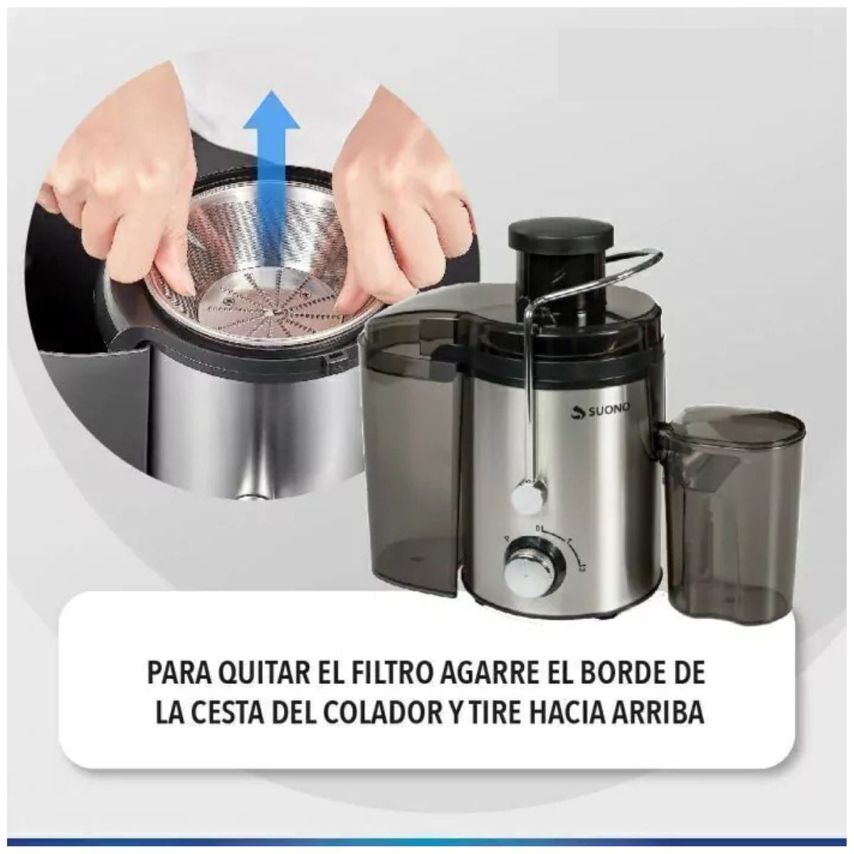 Juguera Automática Premium 500W 1.5L 🍊