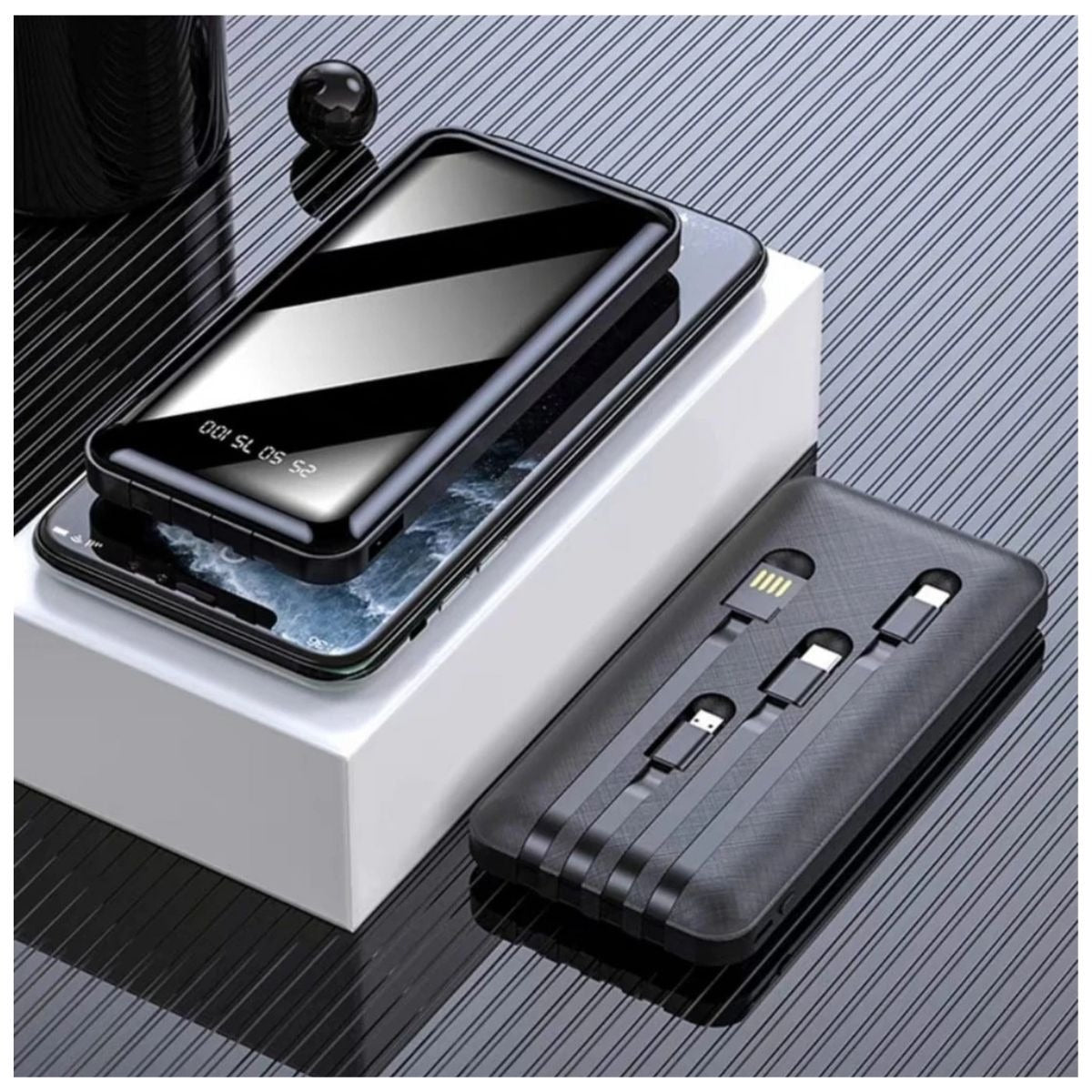 Power Bank 20.000 mAh Compacto | Energía Portátil 🔋