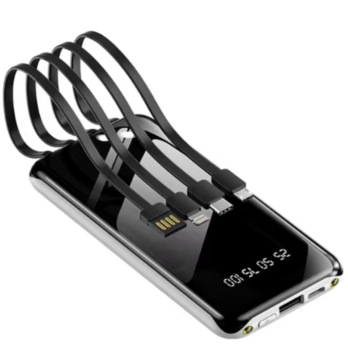 Power Bank 20.000 mAh Todo en Uno | Cables Integrados 🔌