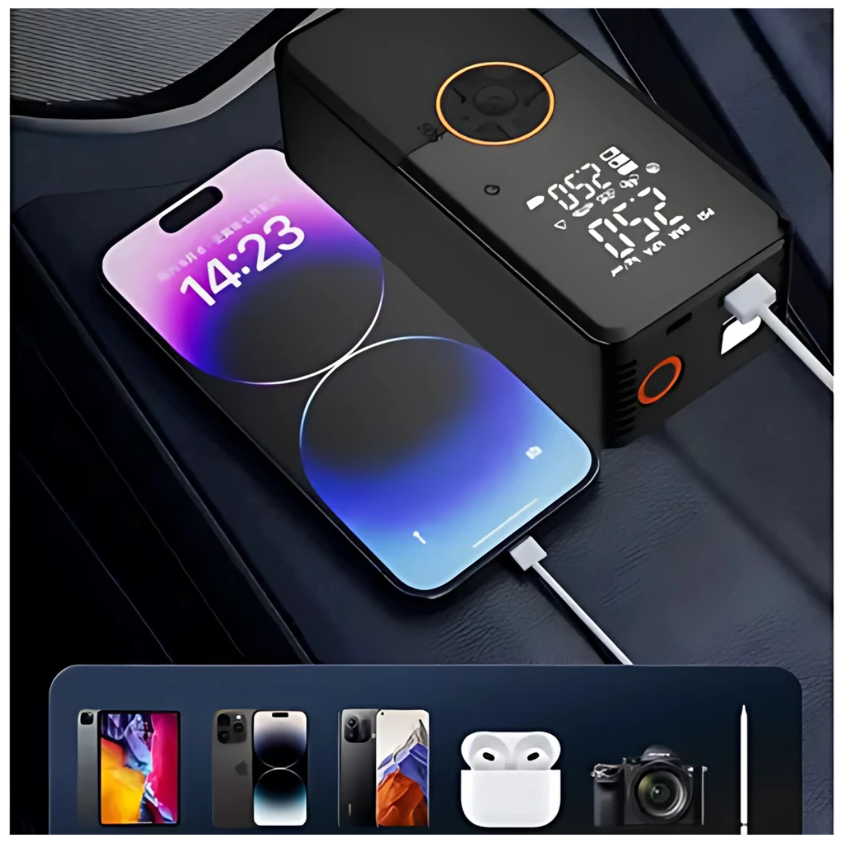 Compresor de Aire Digital para Neumáticos 🚗