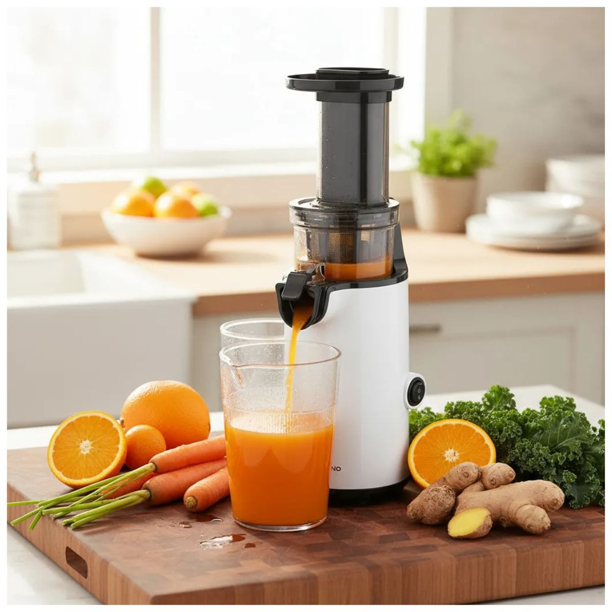 Mini Exprimidor Eléctrico de Prensado en Frío Compacto 🍊