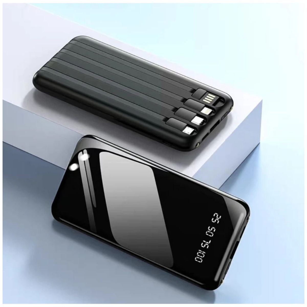 Power Bank 20.000 mAh Todo en Uno | Cables Integrados 🔌