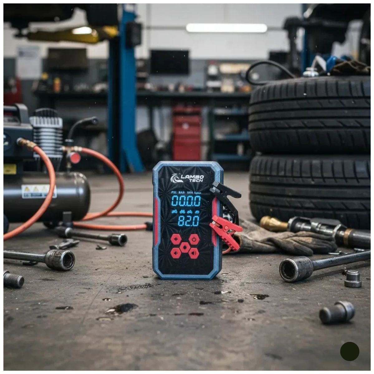 Compresor Aire Portátil Lambo Tech 4x1 🚗
